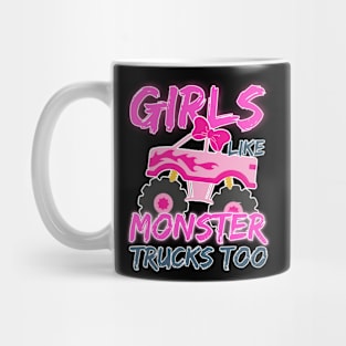 Monster Truck Birthday Girls Party B-day Gift For Girls Kids Mug